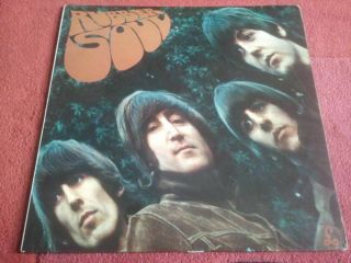 The Beatles Rubber Soul 1965 1st Press Lp Vg Ej Day Slv