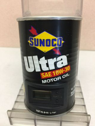 Campbell Oil Company Sunoco Motor Oil Novelty Employee Gift Oil Can Clock Nib