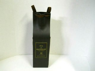 The Macallan Highland Single Malt Scotch Whisky 12 Yr Leather Gift Pouch Spain