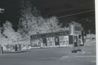 1955 Atlantic Gas Station Negative Pine & 85th,  Tonawanda,  Ny Large