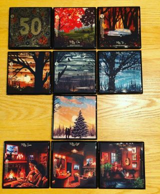 TREE HOUSE BREWING - Set Of 4 Coasters Handmade - 4x4 Epoxy Craft Beer Labels 4