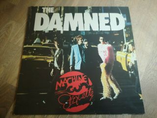 The Damned Lp Machine Gun Etiquette Clear Vinyl Uk Ace Press Punk Oi Kbd Isd