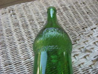 Vess soda bottle,  green glass 24 ounce,  1930 - 40 ' s, 2