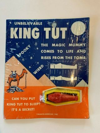 Vintage 1962 Franco American Novelty Co.  King Tut Magic Mummy Toy