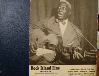 1951 Leadbelly L.  P.  Rock Island Line 33 1/3rpm