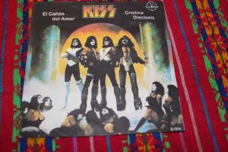 KISS El Canon Del Amor - Love Gun 1977 MEXICO 7 