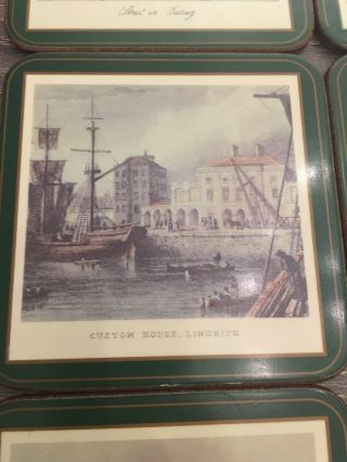 Pimpernel Cork Coaster Set Irish Heritage Vintage Set Of 6 5