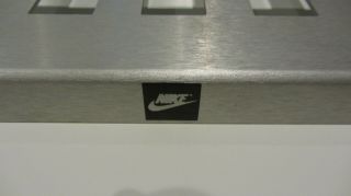 Vintage Nike Metal Shoe Shelf / Store Display for Slat Wall - Approx.  22 