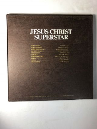 JESUS CHRIST SUPERSTAR Double LP Vinyl VG,  DXSA - 7206 w/Booklet 1970 Decca 4
