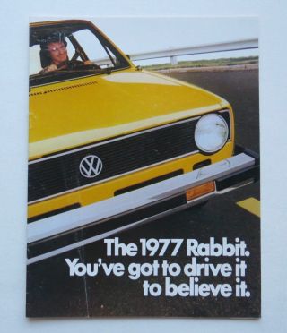 1977 Volkswagen Rabbit Sales Brochure