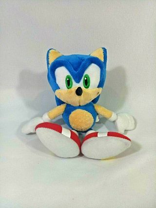 Rare Sanei Sonic The Hedgehog 8 " Tall Plush Doll Figure Toy 2007 Japan Authentic
