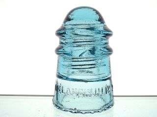 - Bright Cornflower Blue Mclaughlin No 9 Pony Glass Insulator