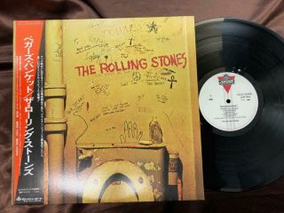 The Rolling Stones Beggars Banquet London L20p 1204 Obi Stereo Japan Vinyl Lp