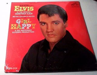 Elvis Presley Girl Happy (rare Rock N Roll Rockabilly Lp Album) Rca 1965