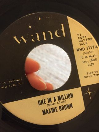 Maxine Brown - One In A Million / Anything You Do Is Alright - Northern Soul