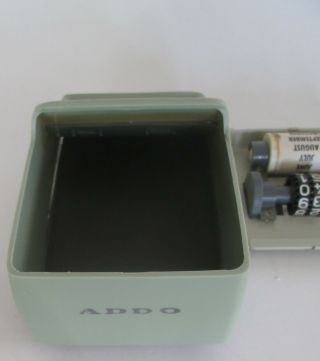 Specially Made Miniature Advertising ADDO Sweden Desk Calculator Calendar MCM 8