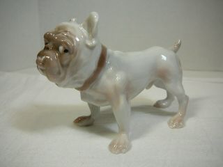 Bing & Grondahl 1676 Porcelain Bulldog Figurine Vintage B&g Dog Dahl Jensen