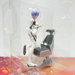 Evangelion Girl with Chair Rei Ayanami Plugsuit Figure Sega Prize seat of soul 4