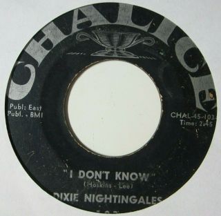 Black Gospel Soul Funk 45 The Dixie Nightingales I Don 