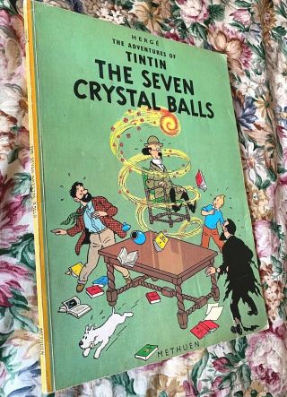 The 7 Crystal Balls Methuen 1st Paperback Edition 1973 By Herge Eo First Tintin
