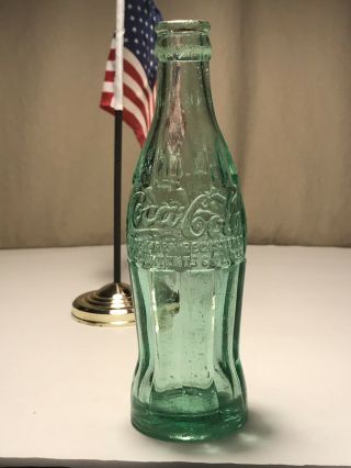 PATD DEC 25 1923 Coca - Cola Hobbleskirt Coke Bottle MT VERNON ILL Illinois 3