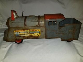 Vintage Marx 3000 Ride On Train Engine - Lightning Express - From 50s 