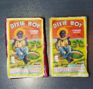 2 Dixie Boy Firecracker Pack Flashlight Crackers 1 1/2 " 16s Label Sheik Condom