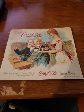 Drink Coca Cola Western Coca - Cola Bottling Co Antique Ad