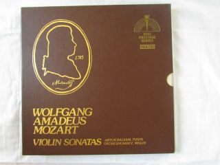 Wolfgang Amadeus Mozart ‎– Violin Sonatas,  Box Set,  Mhs,  6 Lp Records,  Balsam