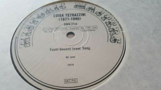 Luisa Tetrazzini Faust Gounod Jewel Song Historic Masters Hm23
