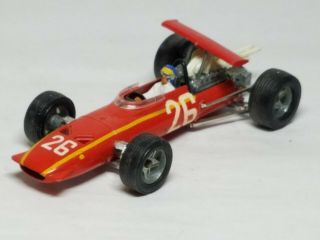 Vintage Corgi Ferrari F - 1 Race Car 26 Red