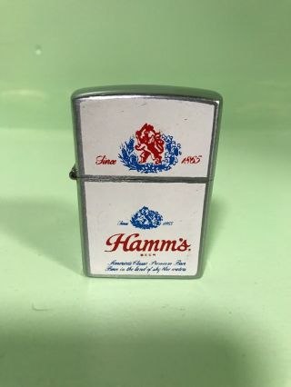 Hamm’s Beer Lighter - Made In Korea By King - Vintage 1970s - No Flint