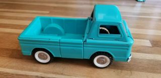 Vintage Structo Chevrolet Corvair Pickup Truck (side Ramp),  Pressed Steel,  Toy