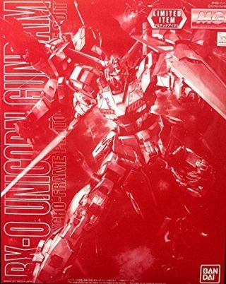 Event Limited Mg 1/100 Unicorn Gundam Metallic Gloss Injection Gundam Expo2017