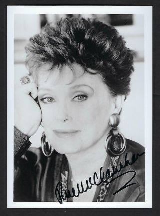 Rue Mcclanahan Signed 5 " X 7 " Photograph The Golden Girls " Blanche "