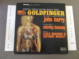 Goldfinger Soundtrack Lp John Barry James Bond 007 Uas 5117