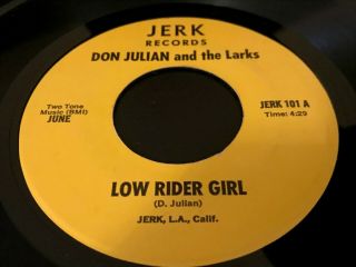 Don Julian And The Larks 45 Every Body Let 