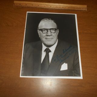Clarence M.  Kelley Hand Signed 8 X 10 Photo Second Director Of The Fbi