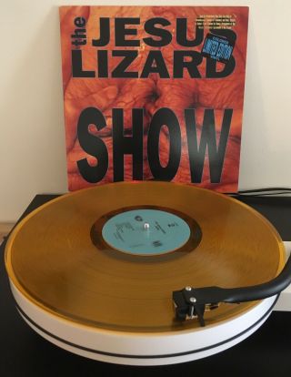 Jesus Lizard Show 1994 Giant Yellow Transparent Vinyl Promo Vpi F/s Vg,