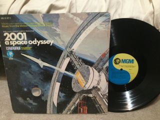 2001 A Space Odyssey Soundtrack Lp Mgm 1 Se - 13 Gatefold 1968 Vg,  /vg,