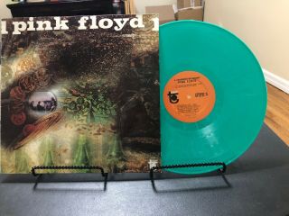 Pink Floyd Saucerful Of Secrets Teal Marble Lp Record Rare