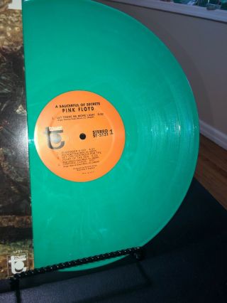 PINK FLOYD Saucerful Of Secrets TEAL MARBLE Lp Record Rare 2