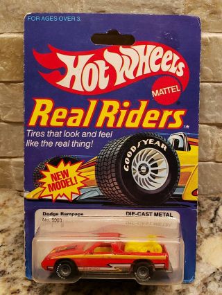 Hot Wheels Real Riders Dodge Rampage On Card