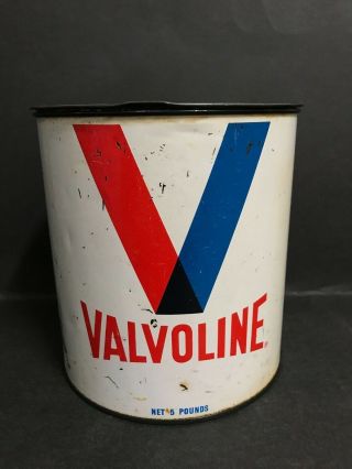 Valvoline Tin (australia) Pty Limited Net 5 Pounds,  Grease Tin From 1960 