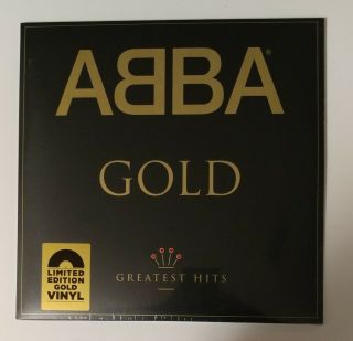 Abba “gold” (greatest Hits) 2lp Set Ltd Edition Gold Vinyl