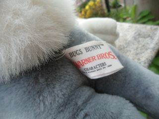 Vintage 1987 Warner Bros.  Characters BUGS BUNNY 25” Plush Toy by Mighty Star 7