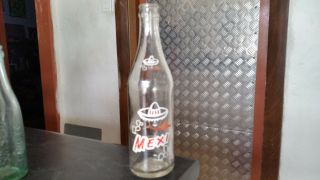 Ceramic Label Mexi Kalgoorlie Cool Soft Drink Bottle Approx 8 To 10 Oz