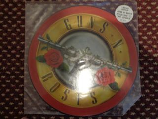 Guns N Roses - Welcome To The Jungle.  Uk Geffen Picture Disc 12’ Rare Pressing.