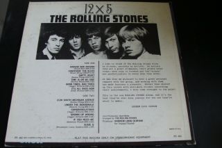 THE ROLLING STONES 12 X 5 STEREO LP EARLY PRESSING 2