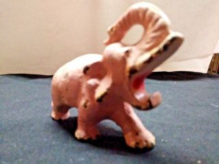 Vintage Cast Iron Figural Pink Elephant Bottle Opener 5